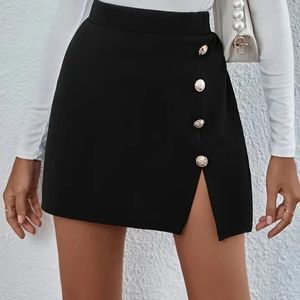 4/$20 Elegant Solid Black Skirt